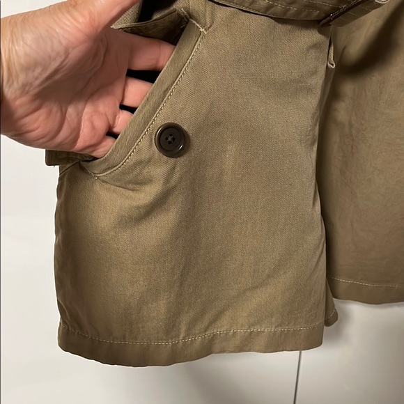 BR Limited Edition Khaki Utility Safari Romper Cotton Linen Jumpsuit, Size 12 - Picture 8 of 15